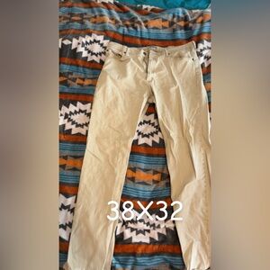 Wrangler Men's Cream Chinos